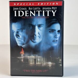 Identity‎ DVD Special Edition 2003 John Cusack Ray Liotta Thriller Movie 00539